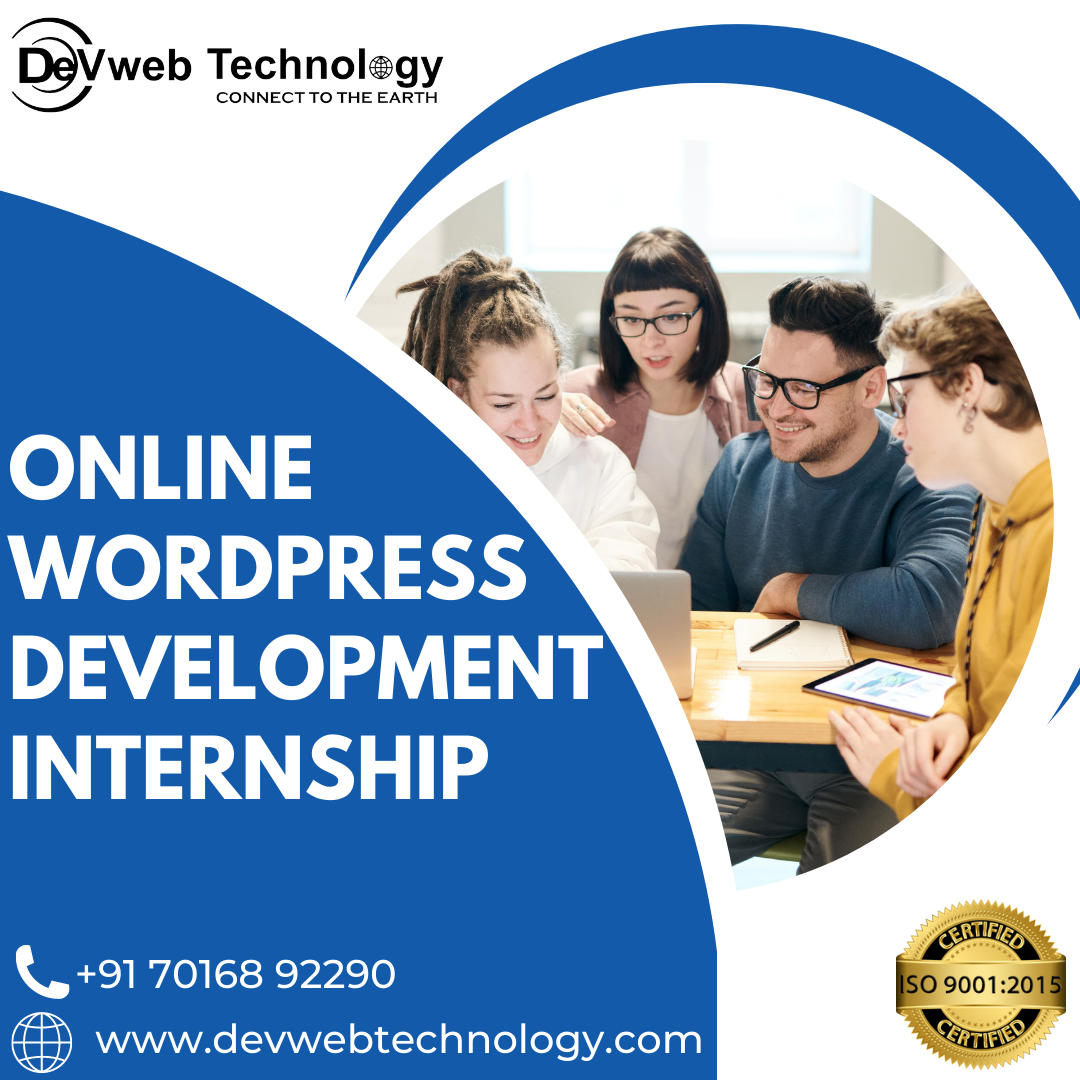 Online Wordpress Development Internship at Best IT Company in Rajkot, Gujarat, India.