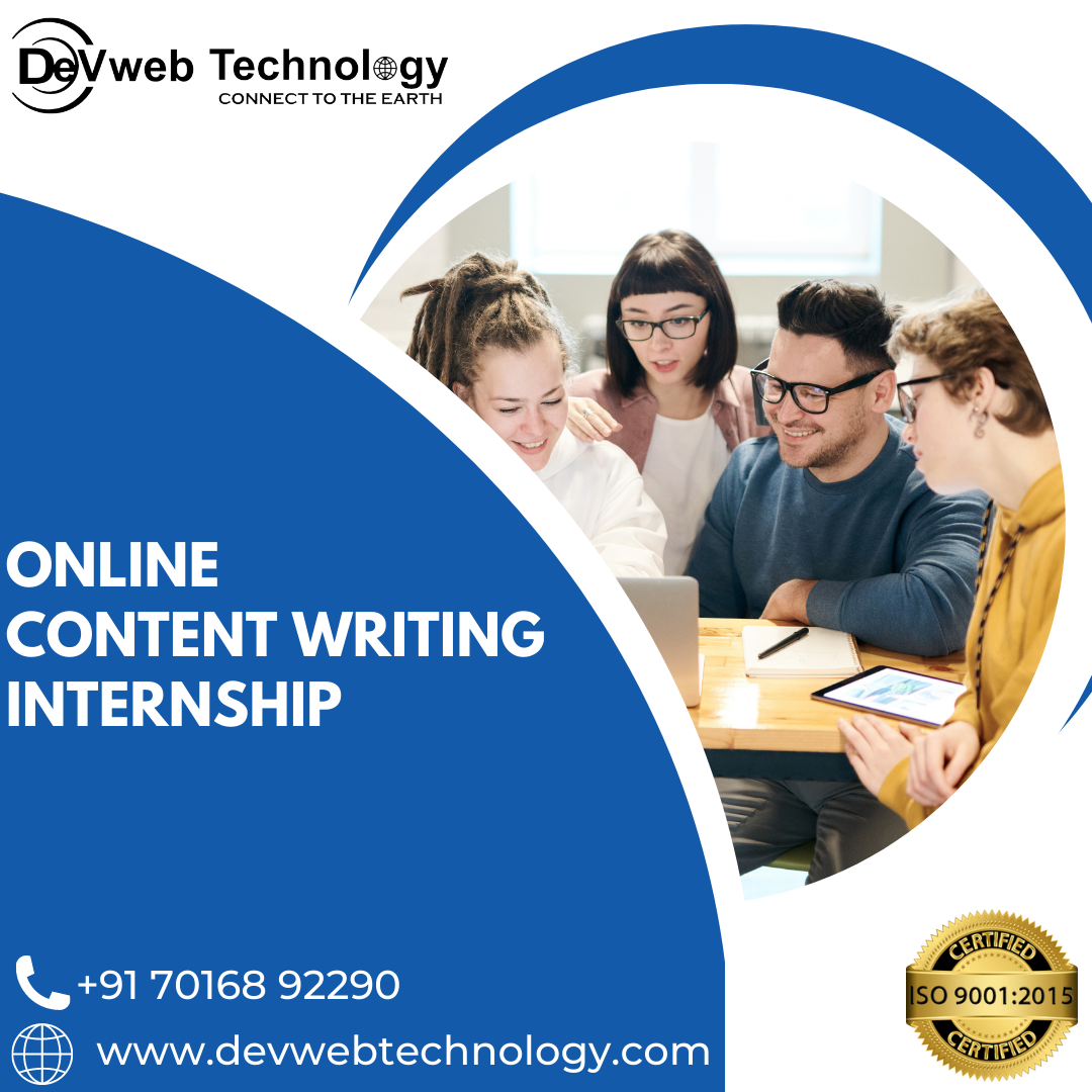Online Content Writing Internship Training at Best Digital Marketing Agency in Rajkot, Gujarat, India.
