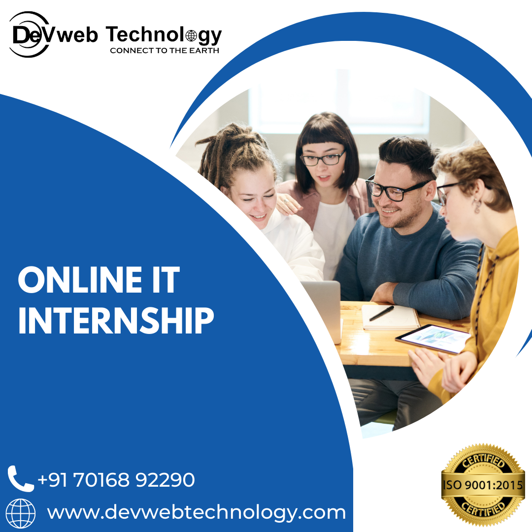 Online IT Internship Training at Best IT Company Devweb Technology Rajkot, Gujarat, India.