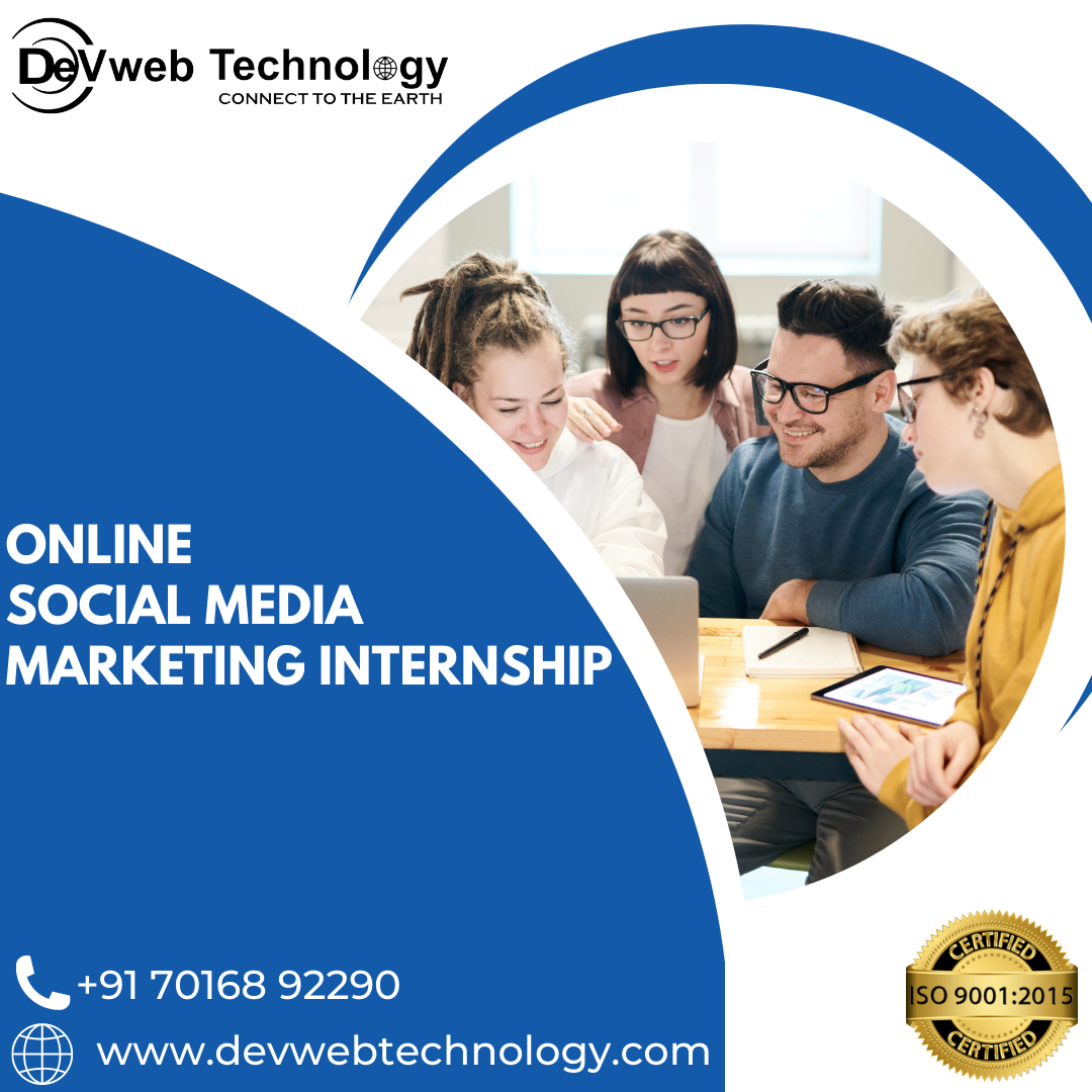 Online SMM-Social Media Marketing Internship Training at Best Digital Marketing Agency in Rajkot, Gujarat, India.